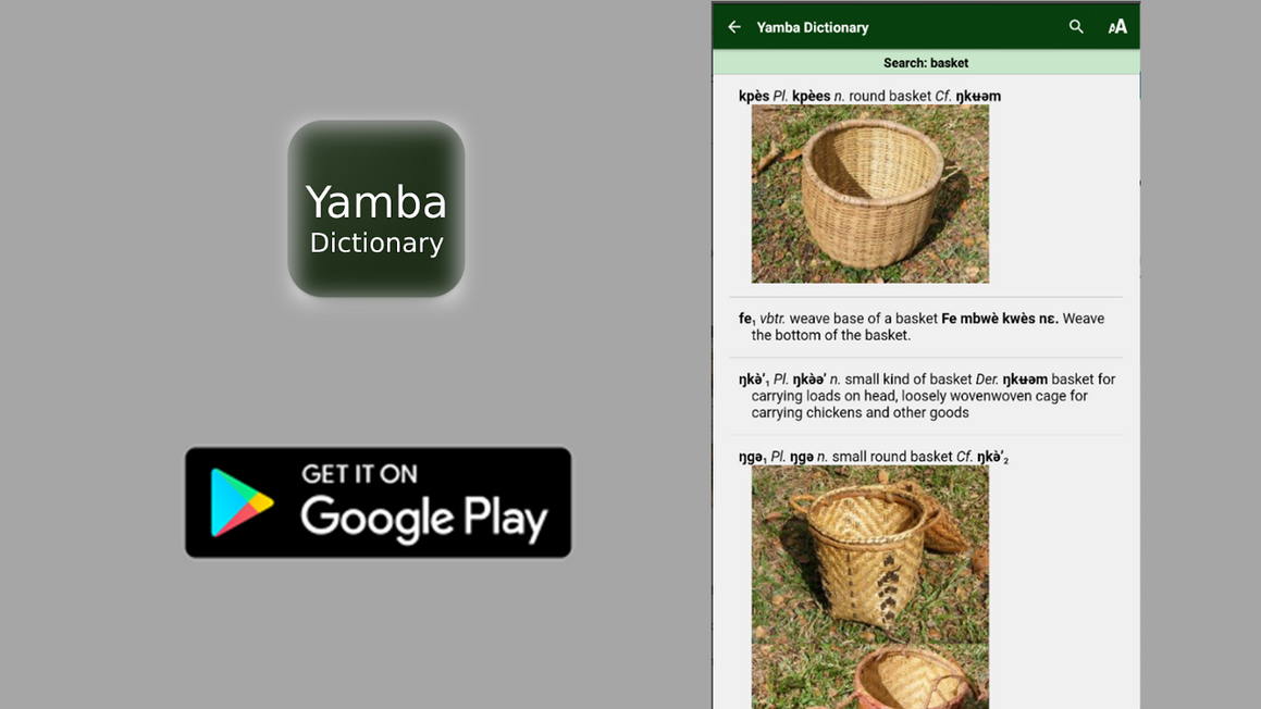 Yamba Dictionary App